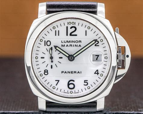 Panerai Luminor Marina SS White Dial 40MM.